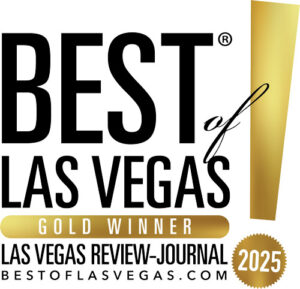 Logo for winning best of las vegas GOLD from Las Vegas Review Journal.