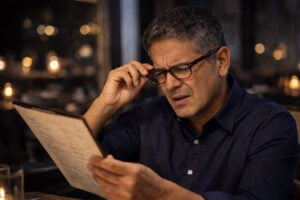 Low ligth can make it harder to read with hyperopia. Find the right treatment for you at Wellish Abrams Vision INstitute in Las Vegas, Nevada.